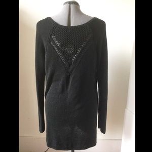 Black tunic sweater